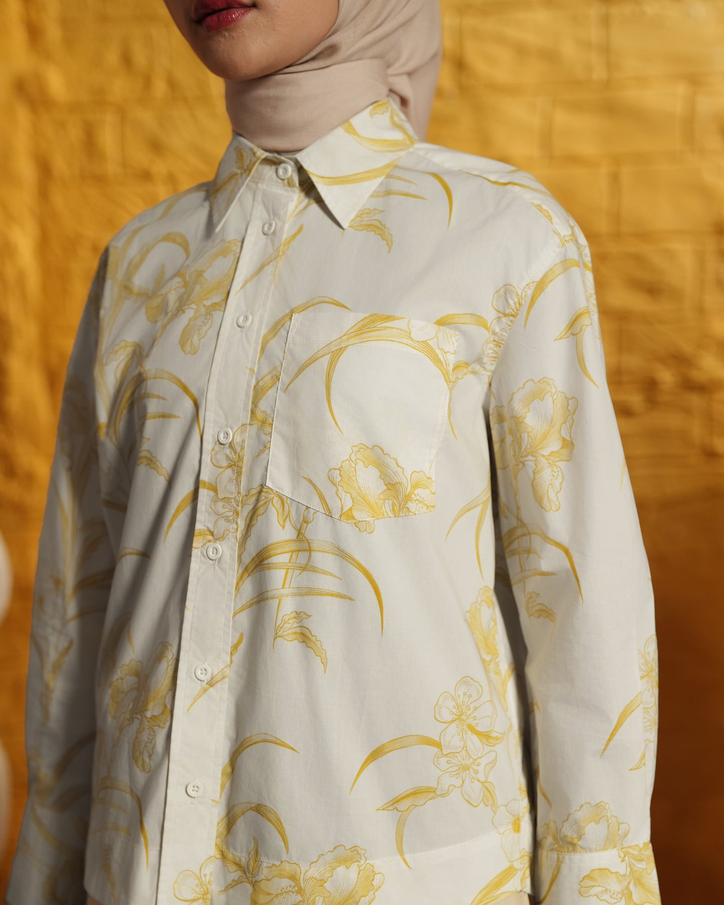 Calla Flower Crop Shirt by HL Lume