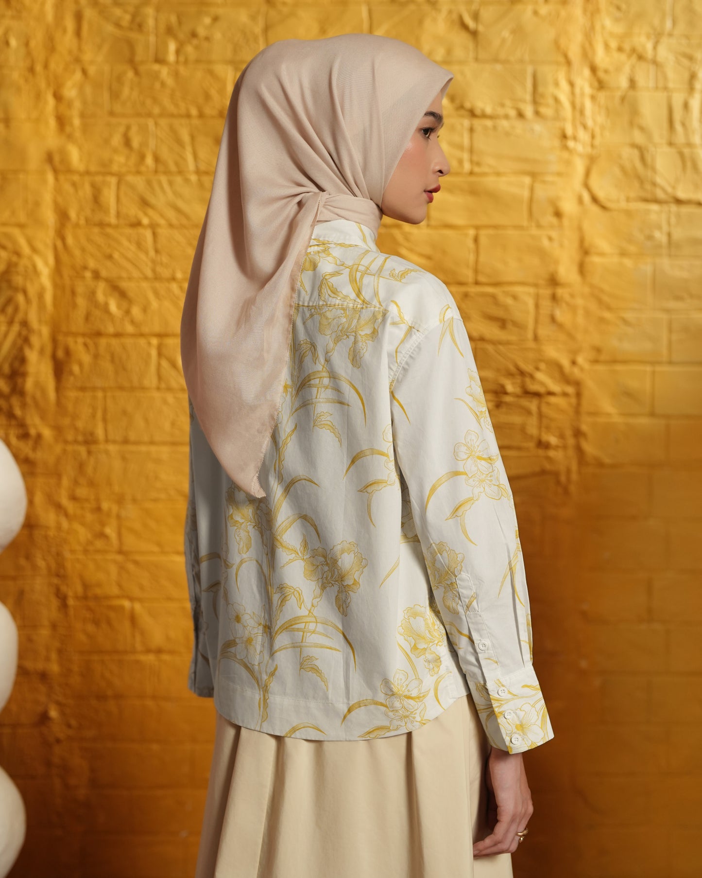 Calla Flower Crop Shirt by HL Lume