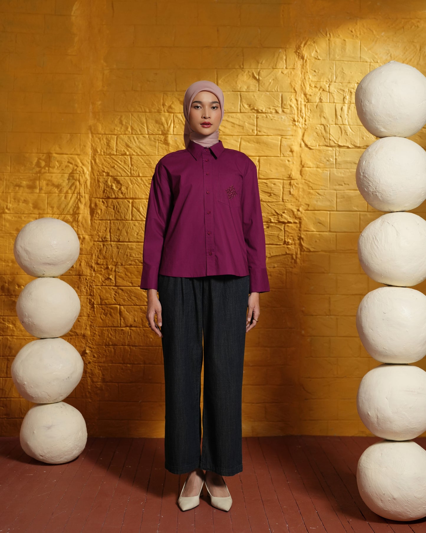 Calla Crop Shirt by HL Lume