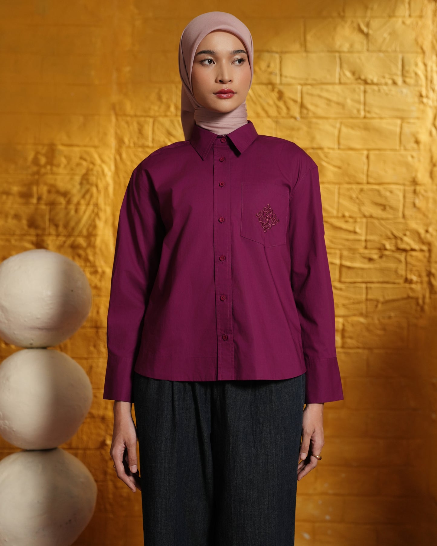 Calla Crop Shirt by HL Lume