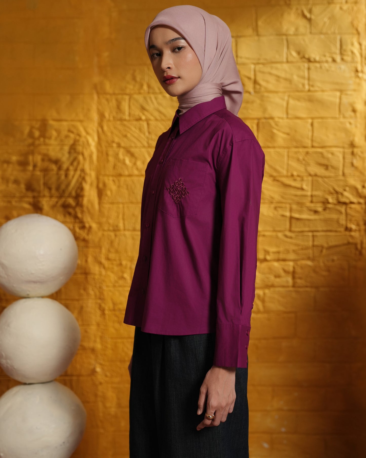 Calla Crop Shirt by HL Lume