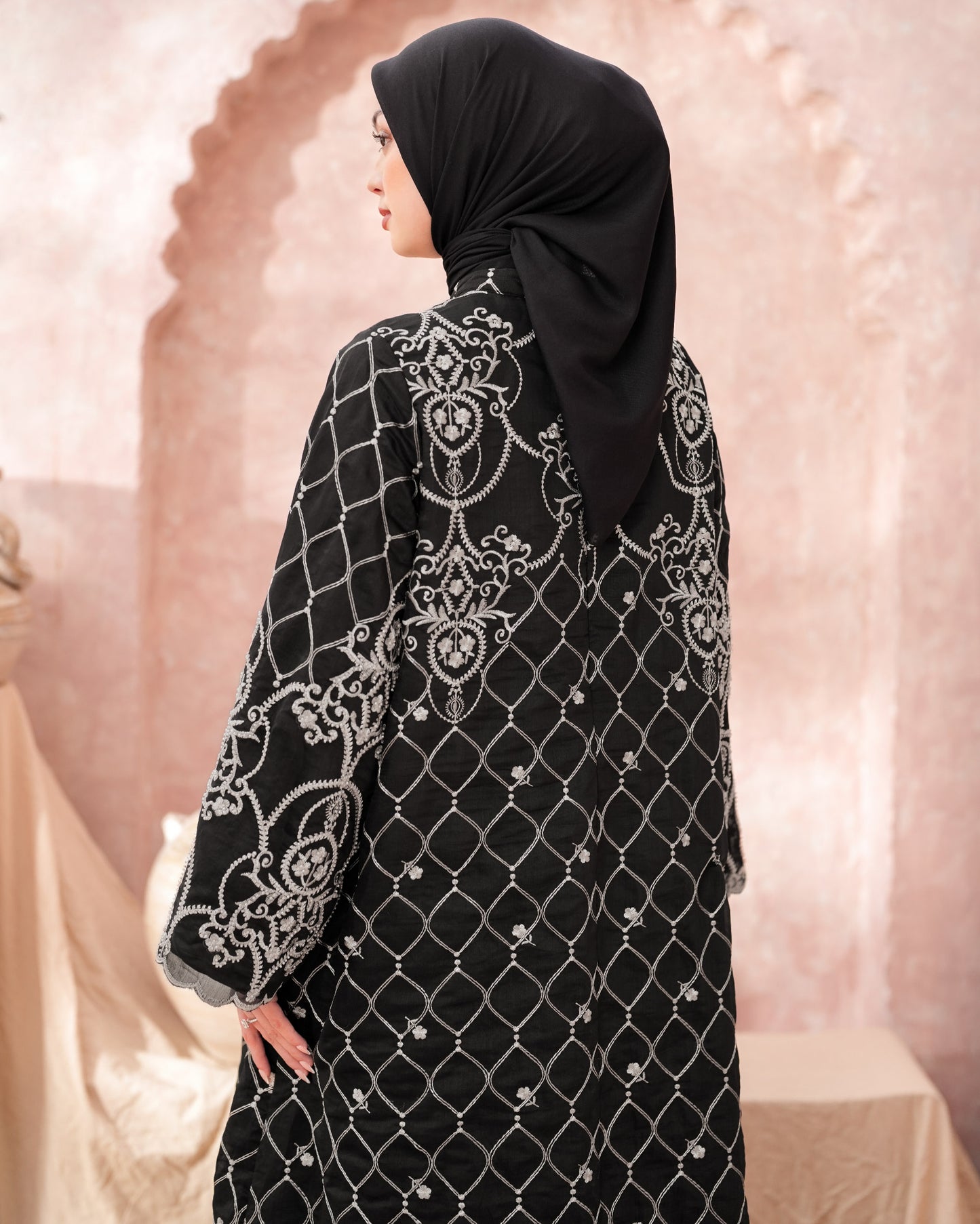 Azalea Midi Embroidery Dress