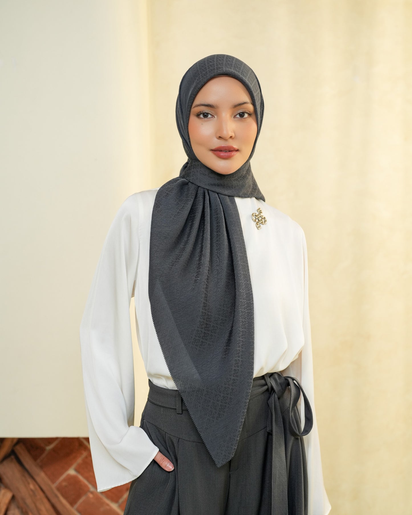 Faiba Emboss Scarf (Package All Color)