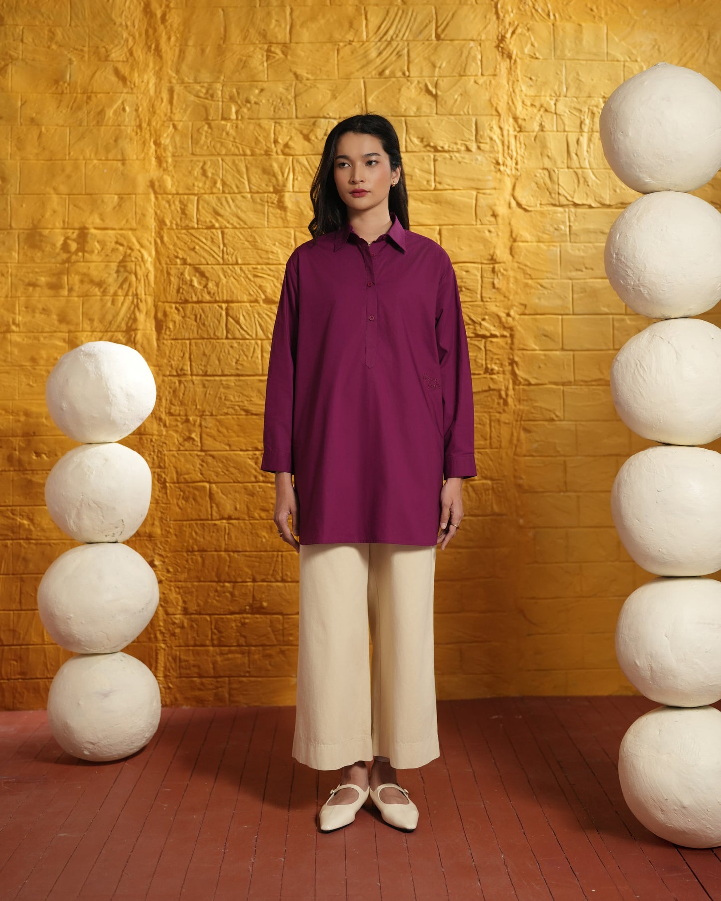 Calla Long Shirt by HL Lume