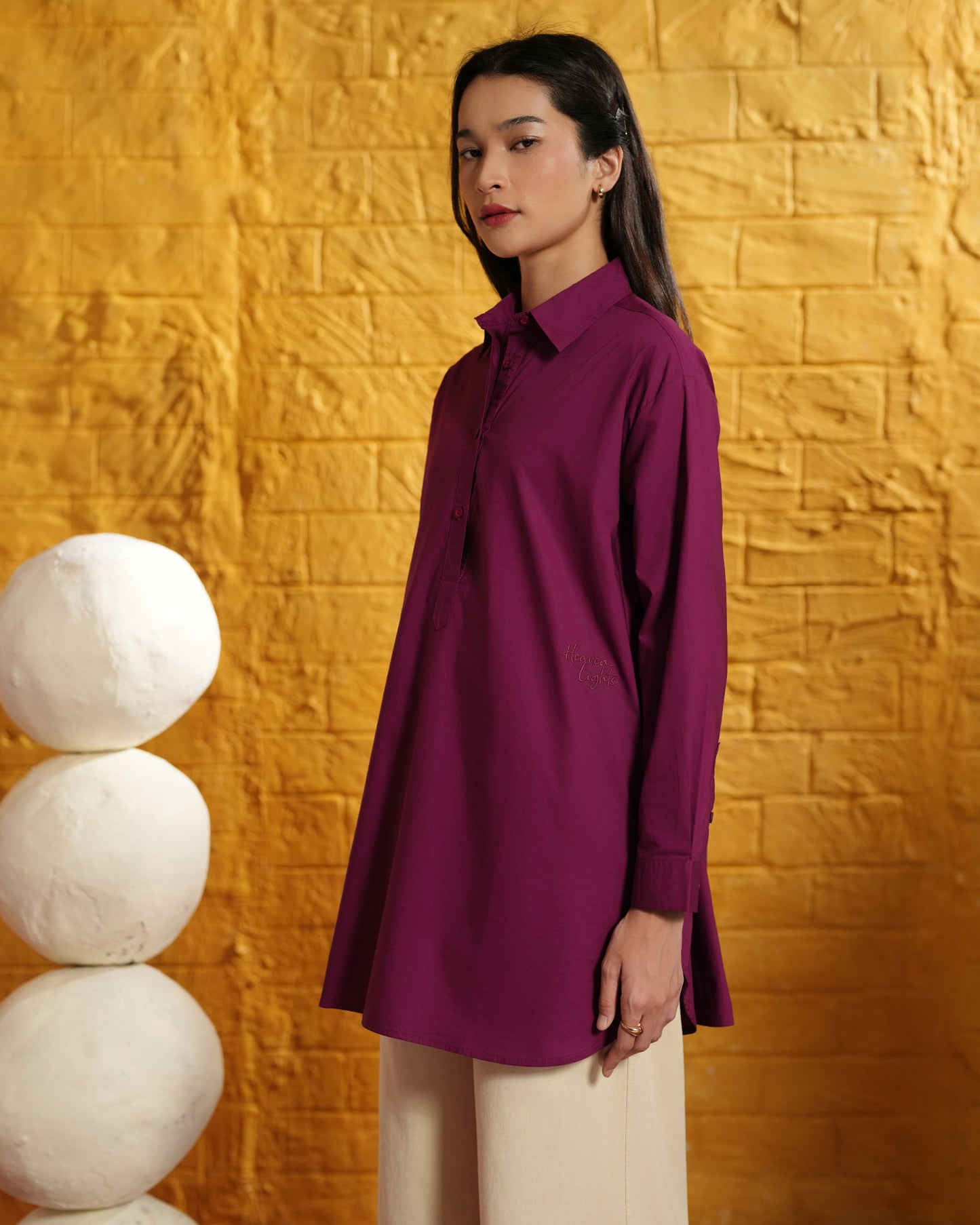 Calla Long Shirt by HL Lume