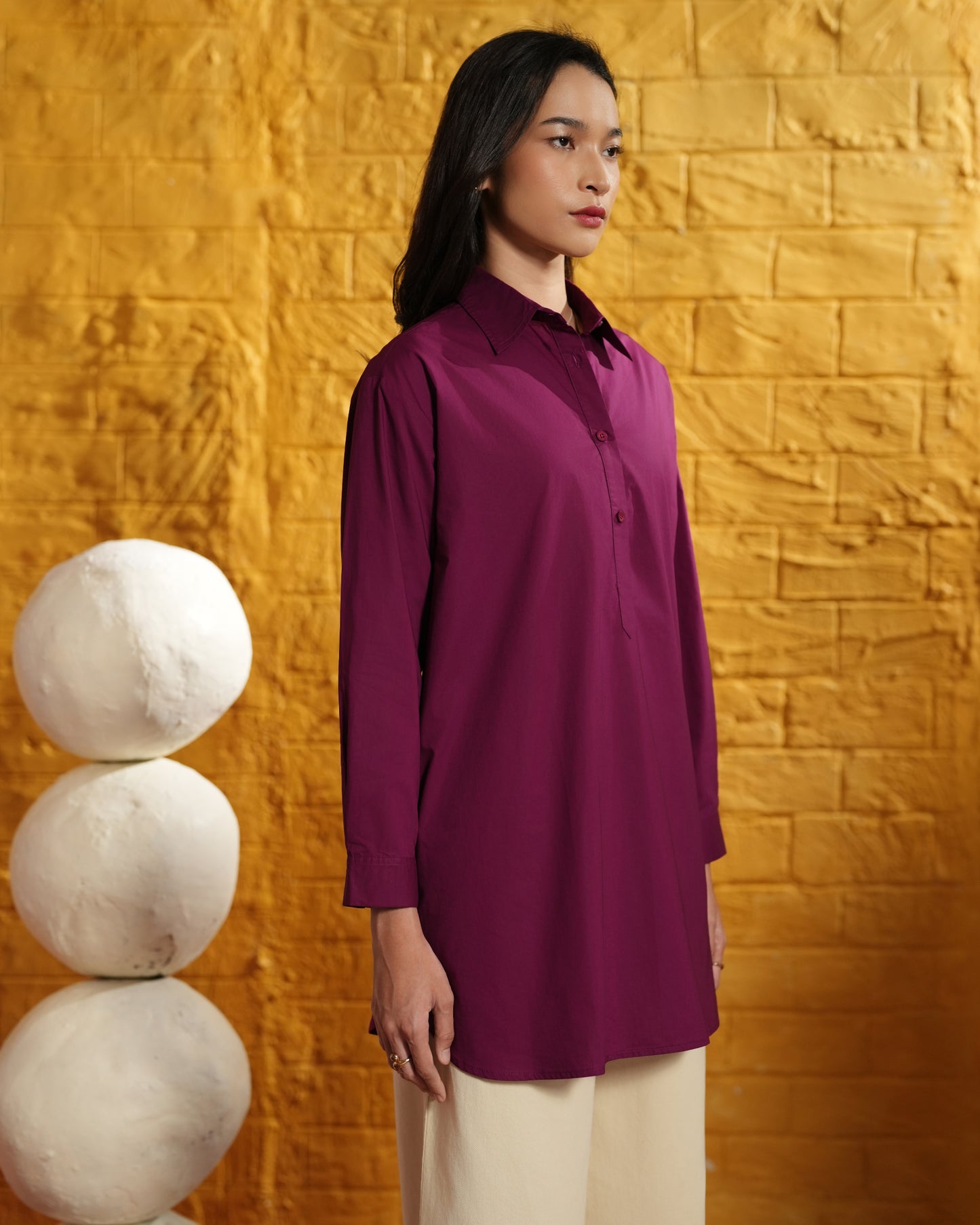 Calla Long Shirt by HL Lume