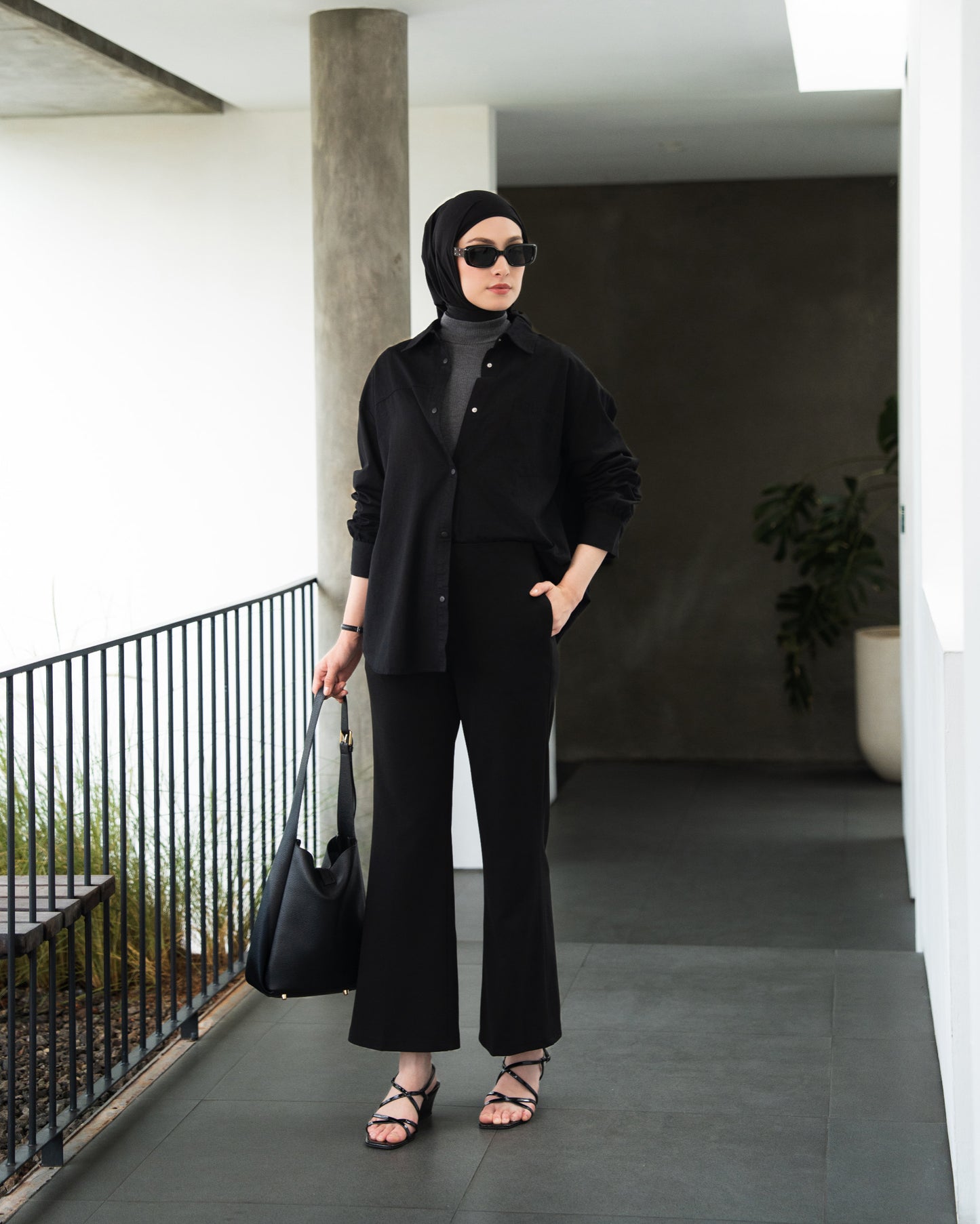 Heaven Lights - Lora Flare Pants - Muslim Women's Cutbray Long Pants