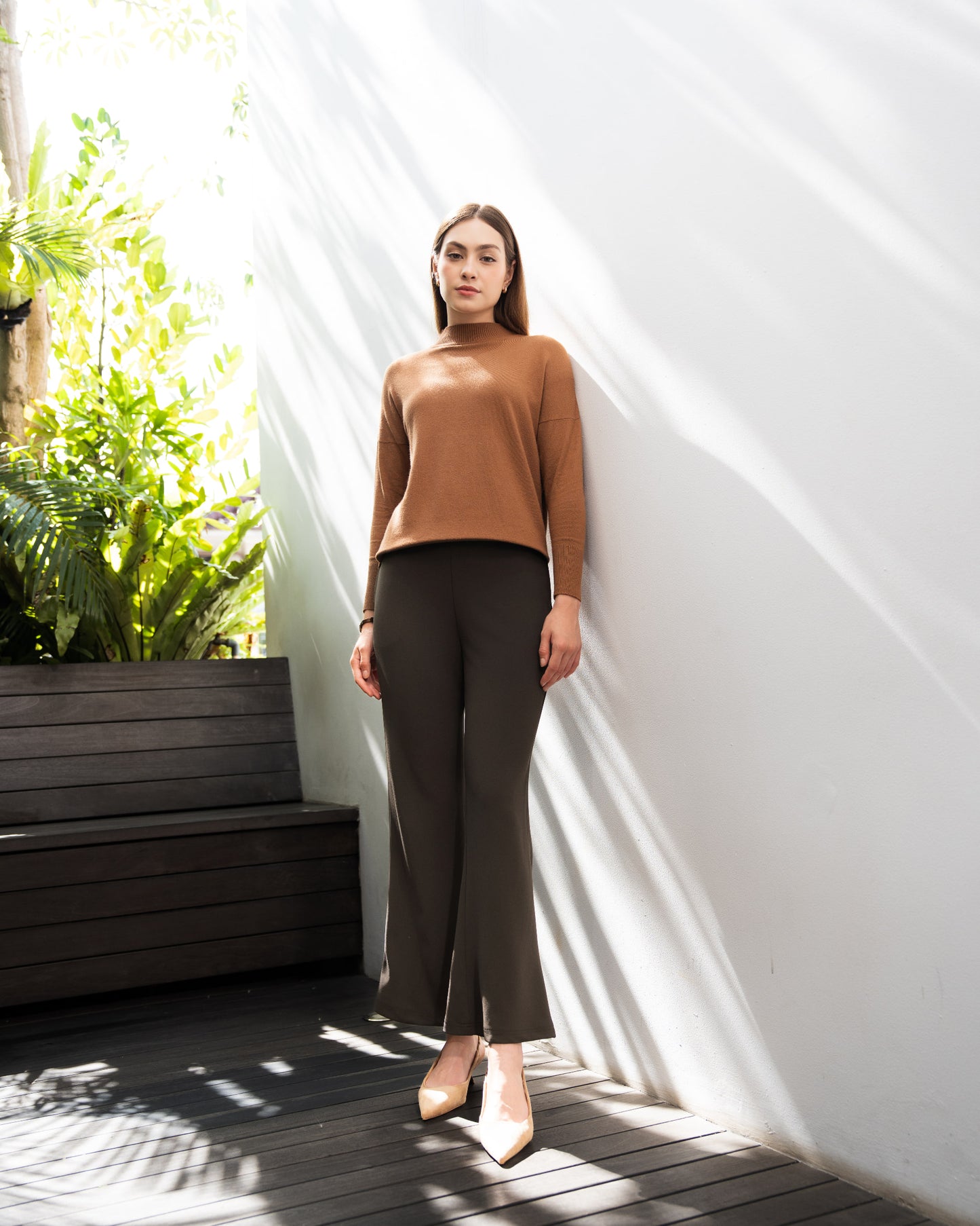 Heaven Lights - Lora Flare Pants - Muslim Women's Cutbray Long Pants