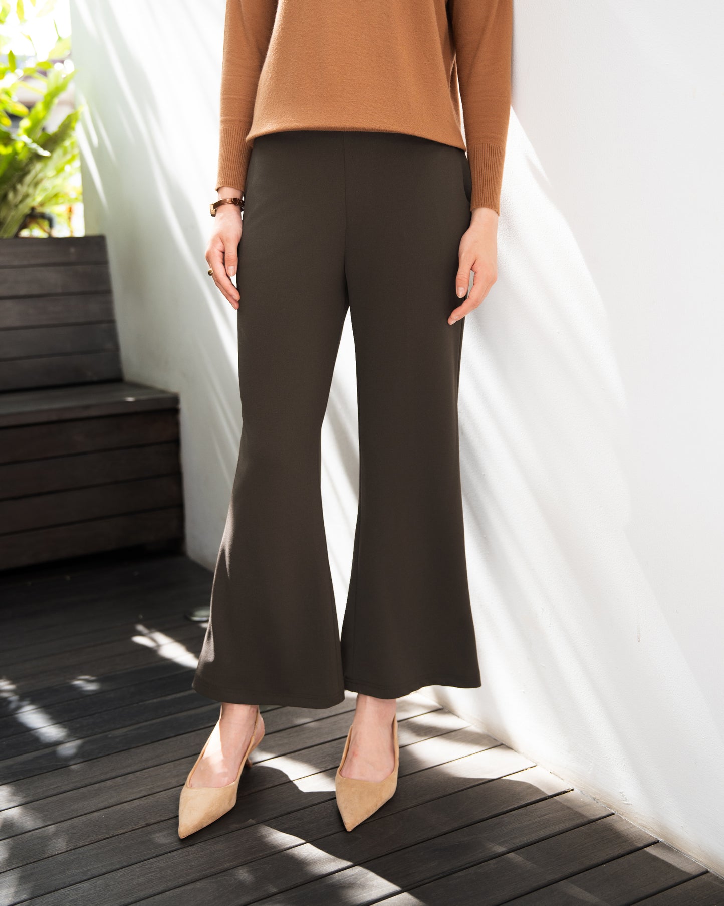 Heaven Lights - Lora Flare Pants - Muslim Women's Cutbray Long Pants
