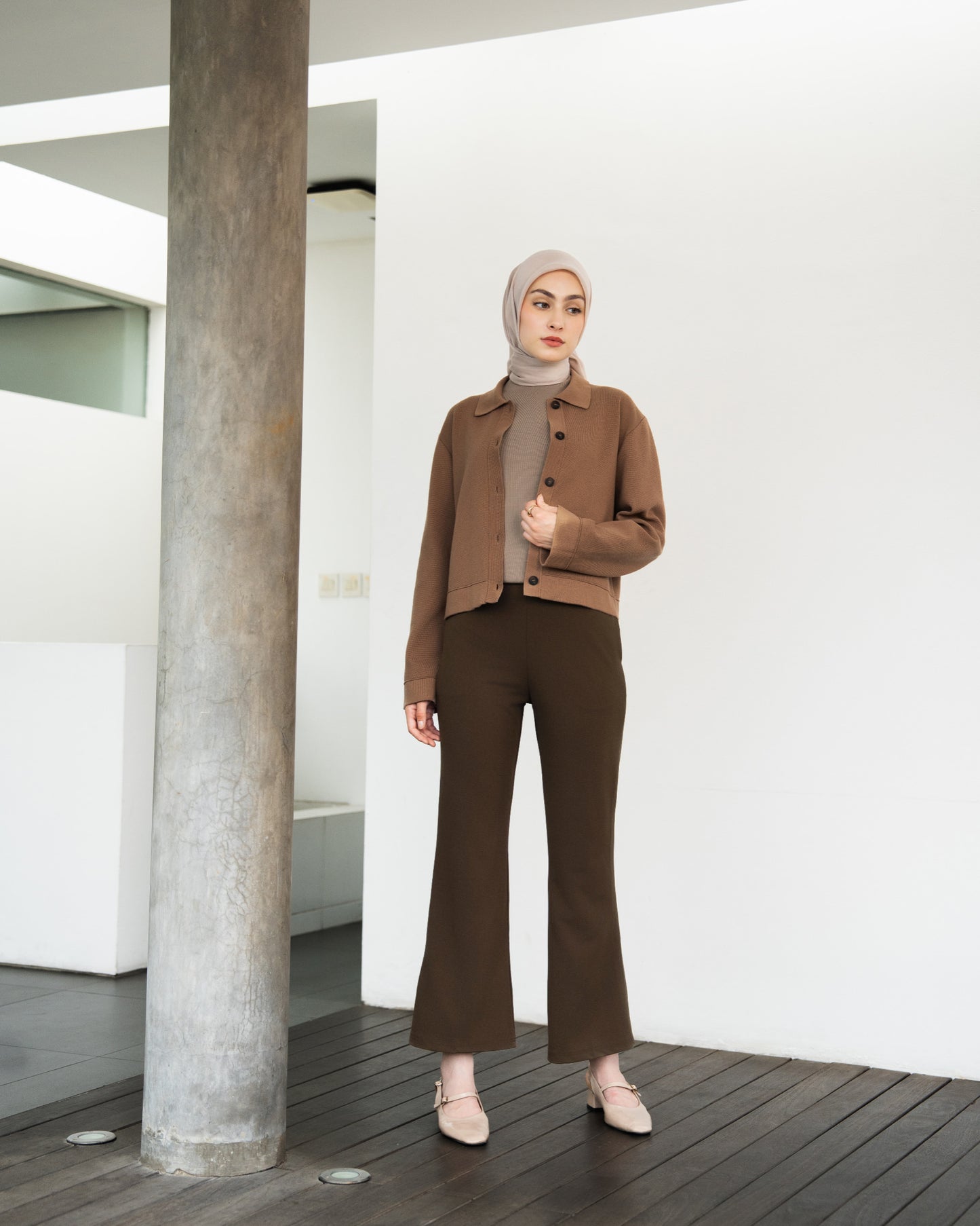 Heaven Lights - Lora Flare Pants - Muslim Women's Cutbray Long Pants