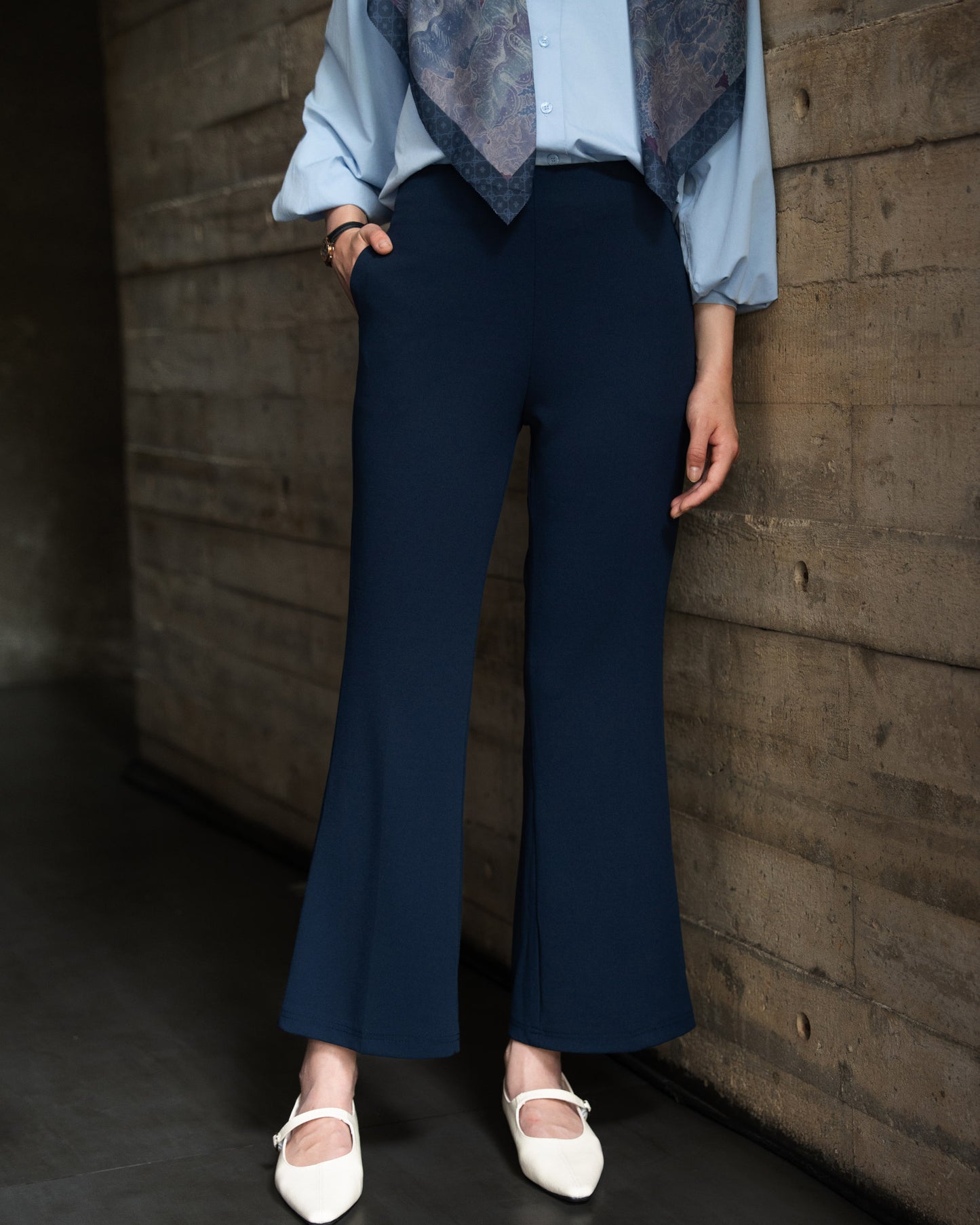 Heaven Lights - Lora Flare Pants - Muslim Women's Cutbray Long Pants