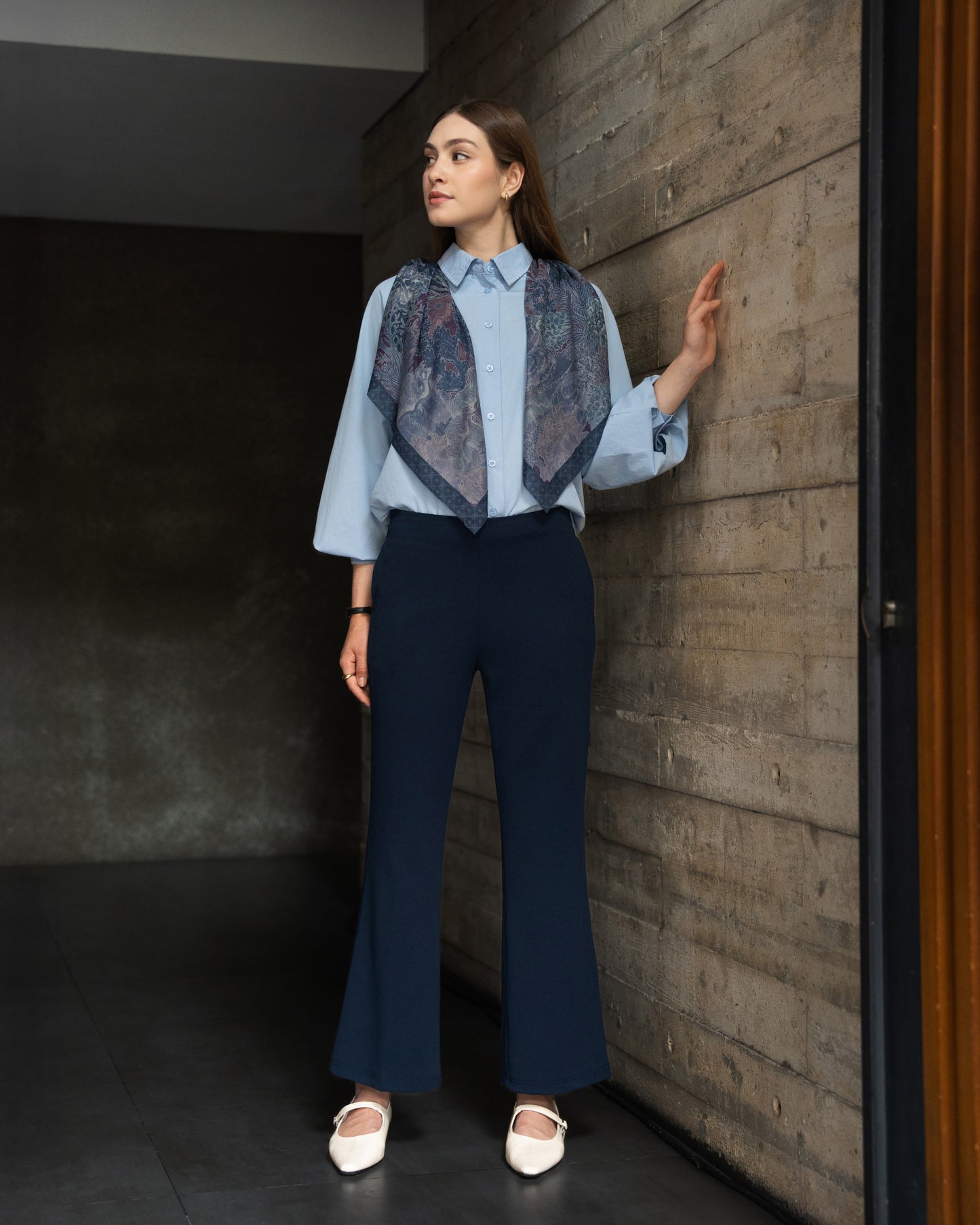 Heaven Lights - Lora Flare Pants - Muslim Women's Cutbray Long Pants