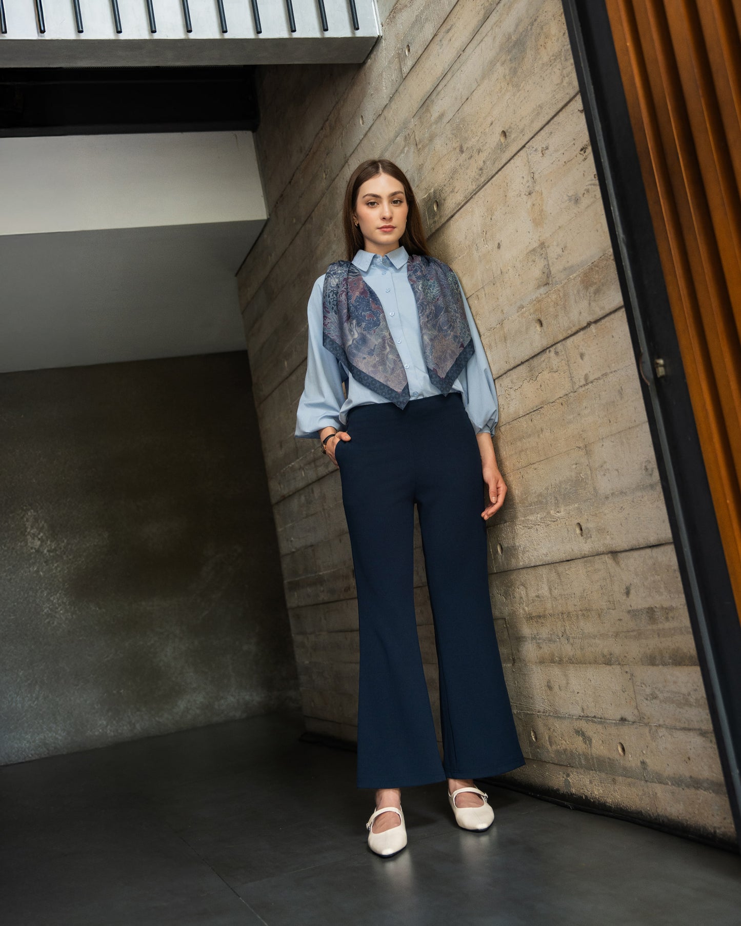 Heaven Lights - Lora Flare Pants - Muslim Women's Cutbray Long Pants