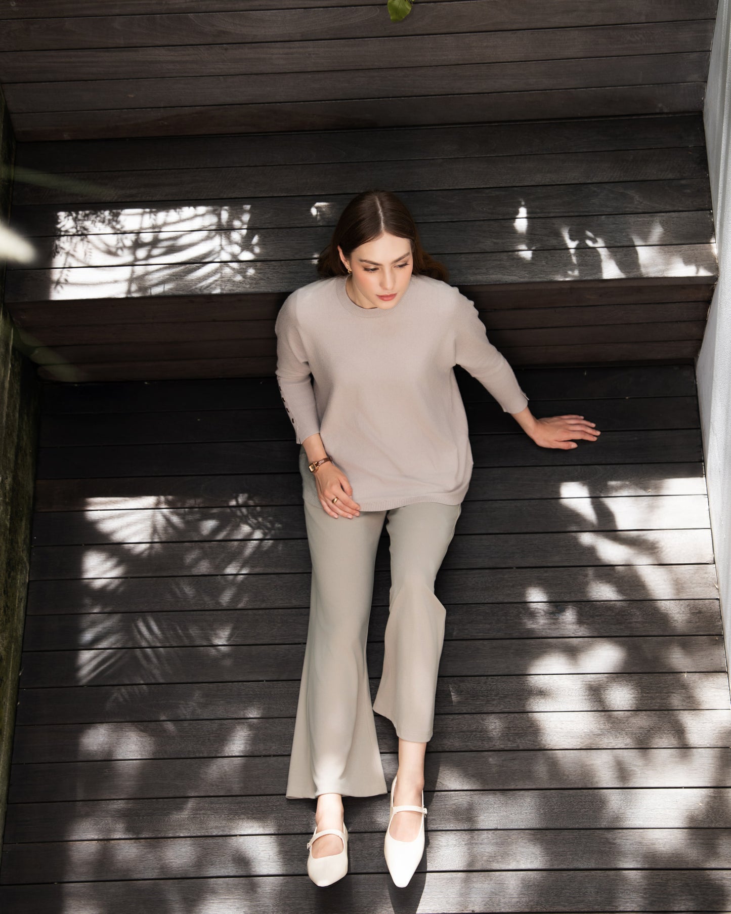 Heaven Lights - Lora Flare Pants - Muslim Women's Cutbray Long Pants