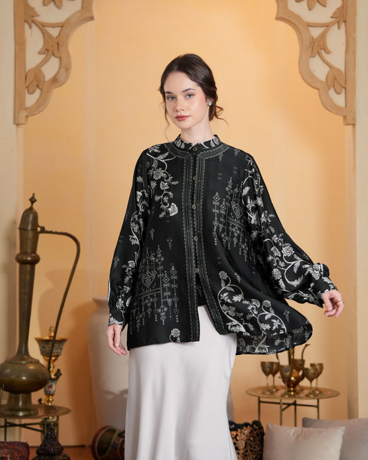 Azalea Noir Blouse