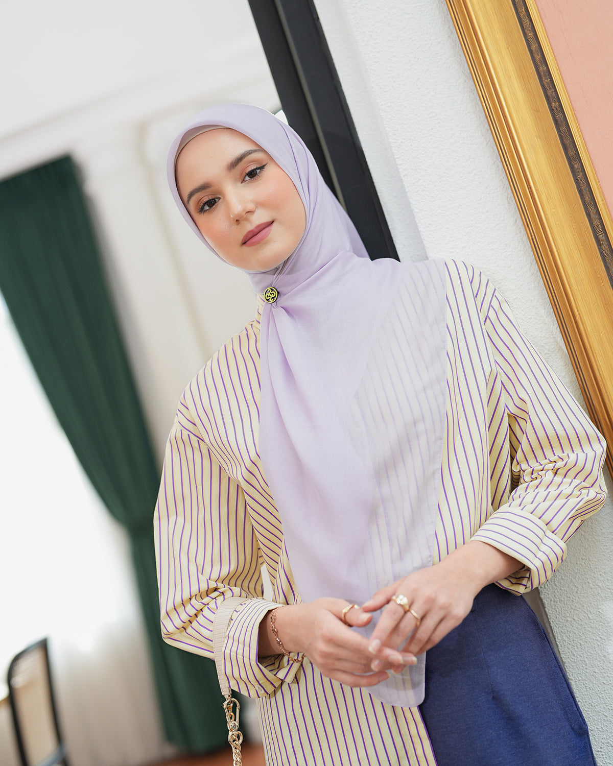 Heaven Lights - Voal Plain - Plain Square Voal Hijab